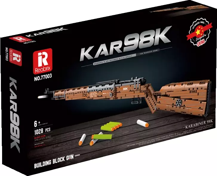 Купить конструктор reobrix 77003 гвинтівка kar98k в интернет