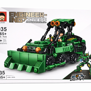 Конструктор Huada Toys 2в1: Робот-Трансформер / Бульдозер (G490401)