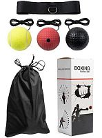 Еспандер тренажер на голову FightBall 87050 3 м'ячі