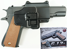 Іграшковий пістолет Galaxy G.13+ (Colt 1911) з кобурою
