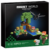 Магнітний конструктор Magnet World Майнкрафт T9923 Пригоди Алекса