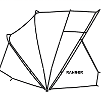 Комплект алюмінієвих дуг для намету Ranger (Рейнджер) EXP 2-mann Bivvy (RA6657)