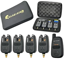 Набір сигналізаторів Gladiator RF298 4+1 Black з пейджером