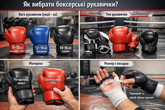 Как выбрать боксерские перчатки