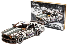 Дерев'яний 3D конструктор PuzzleOk Puz-00639 Muscle car GT