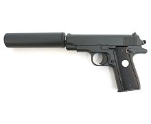 Іграшковий пістолет Galaxy G.2A (Browning mini) з глушником