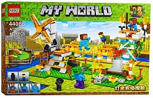 Конструктор My World Майнкрафт 44086 Золотой мост