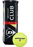 Теннисный мяч Dunlop CLUB AC, 3 шт.