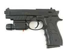 Іграшковий пістолет Galaxy G.052BL (Beretta 92) з ЛЦУ