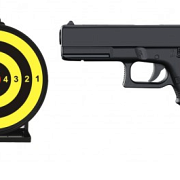 Іграшковий пістолет Vigor C1-7 (Glock 17) + кулі + мішень