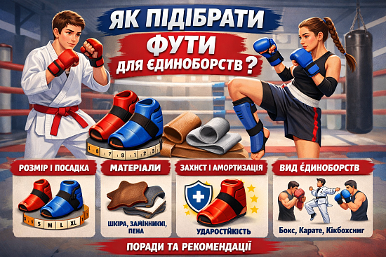 как подобрать футы для единоборств?