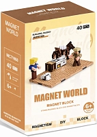 Магнітний конструктор Magnetic World Майнкрафт T9958 Повернення з полювання