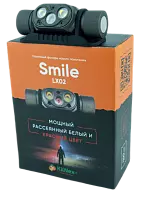 Налобний ліхтар Kilnex із додатковим потужним червоним світлом SMILE lx02