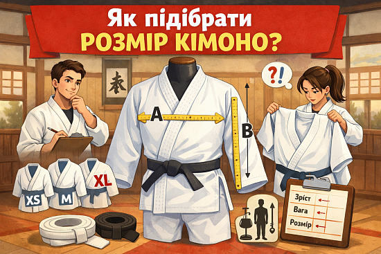 Как подобрать размер кимоно?